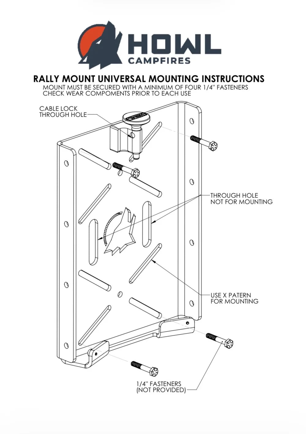 Howl R1 Rally Mount