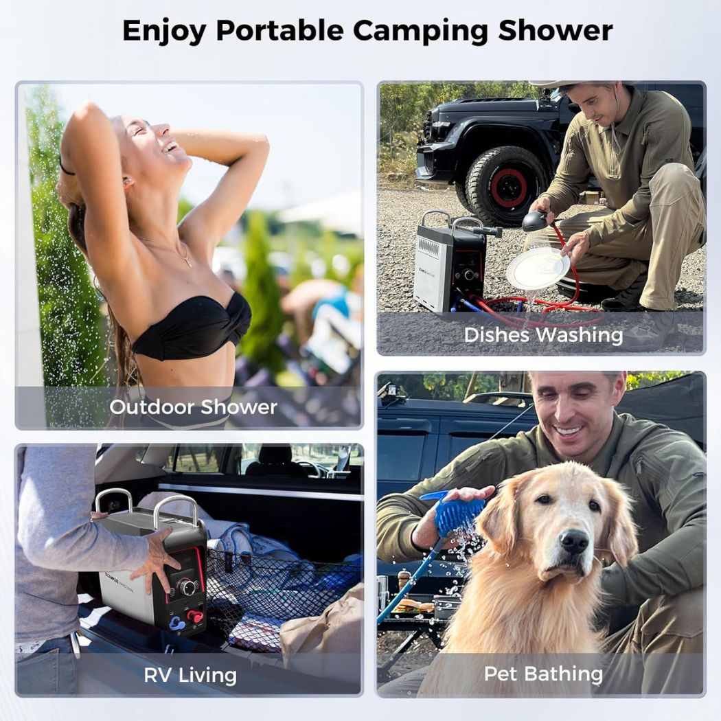 Camplux Nano 3 Max Portable Propane Hot Water System
