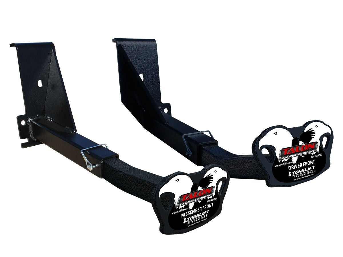 TorkLift Aluminum Talon Truck Camper Tie Downs - Frame Mount - Front and Rear