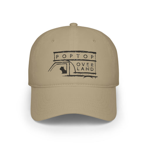 Poptop Overland Low Profile Baseball Cap - Adventure Ready Outdoor Hat