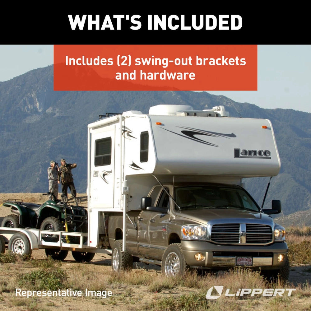 Lippert Happijac Swing-out Brackets - Qty 2