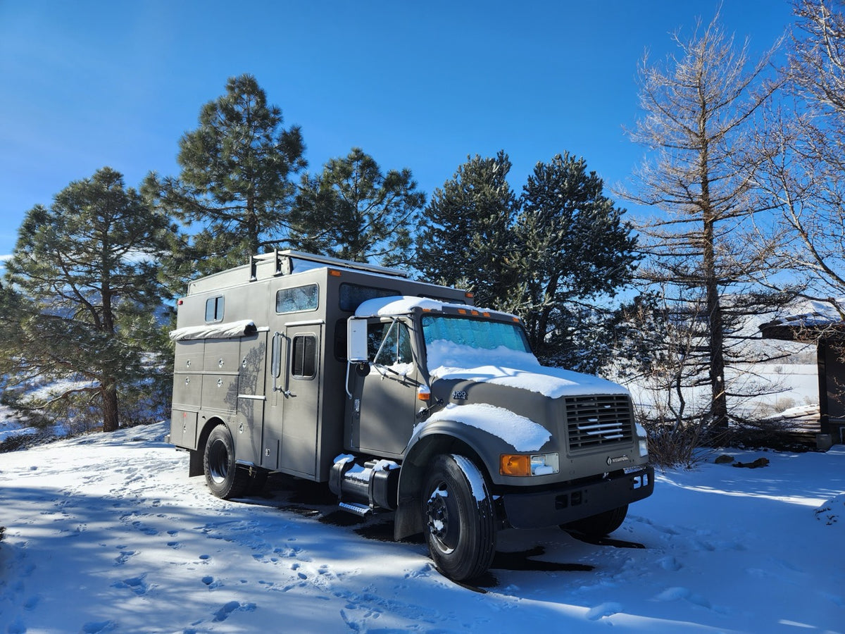 Heavy duty expedition truck camper built for remote travel