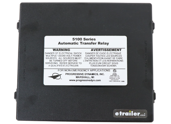 30 AMP 120V automatic transfer switch with quick-flip connector