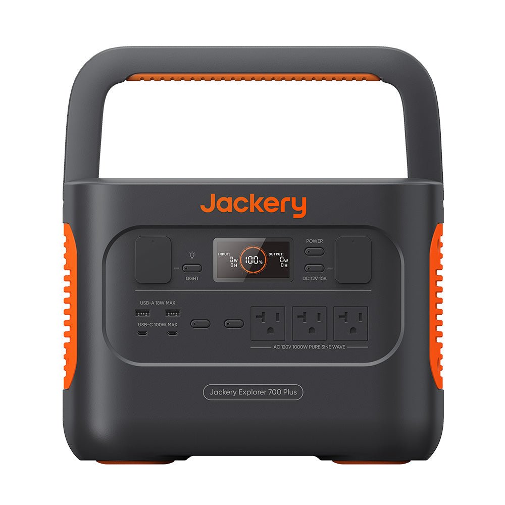 Jackery portable power station on a white background